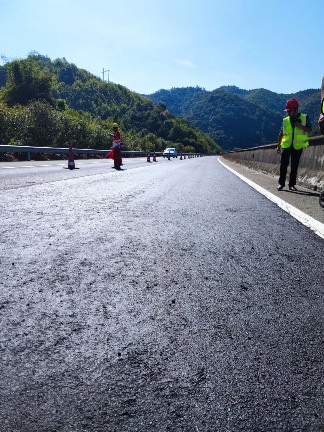 大成集团微表处项目观摩会顺利召开(图5)