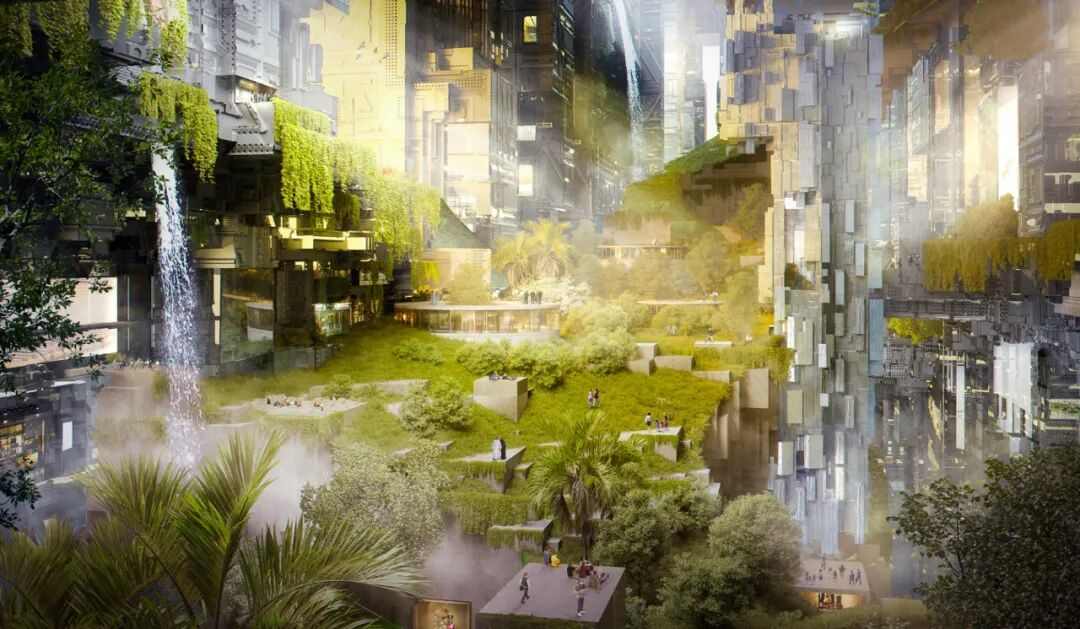 “THE LINE”缩水，从镜面之城到AI数据中心(图6)