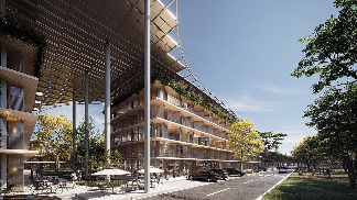 250米见方光伏拓扑曲面：巴西利亚WTC Biotic在建方案(图6)