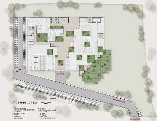 463个阶梯平台，铺满印度Prestige大学新建筑屋面(图27)