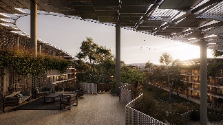 起伏的光伏大屋面：巴西利亚WTC Biotic综合体在建方案(图16)