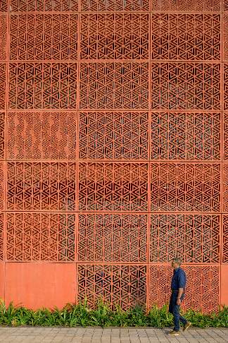 463个阶梯平台，铺满印度Prestige大学新建筑屋面(图21)