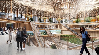 扎哈事务所在建：比绍夫图国际机场，灵感源自东非大裂谷(图3)