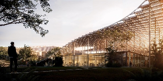 起伏的光伏大屋面：巴西利亚WTC Biotic综合体在建方案(图17)