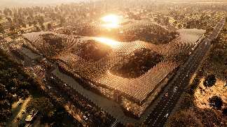 起伏的光伏大屋面：巴西利亚WTC Biotic综合体在建方案(图3)