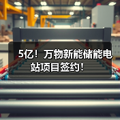 5亿!万物新能储能电站项目签约!(图2) 5亿!万物新能储能电站项目签约!(图2)
