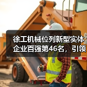 徐工机械位列新型实体企业百强第46名，引领行业数字化转型（图1）