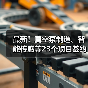最新!真空泵制造、智能传感等23个项目签约落户(图2) 最新!真空泵制造、智能传感等23个项目签约落户(图2)