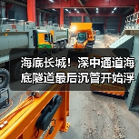 海底长城!深中通道海底隧道最后沉管开始浮运(图2) 海底长城!深中通道海底隧道最后沉管开始浮运(图2)
