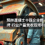 预拌混凝土十强企业授牌 行业产量营收双降引关注（图3）