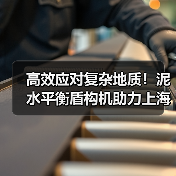 高效应对复杂地质!泥水平衡盾构机助力上海地铁建设(图1) 高效应对复杂地质!泥水平衡盾构机助力上海地铁建设(图1)