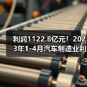 利润1122.8亿元!2023年1-4月汽车制造业利润实现正增长(图3) 利润1122.8亿元!2023年1-4月汽车制造业利润实现正增长(图3)