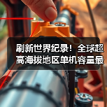刷新世界纪录!全球超高海拔地区单机容量最大风电机组成功吊装(图1) 刷新世界纪录!全球超高海拔地区单机容量最大风电机组成功吊装(图1)