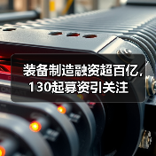 装备制造融资超百亿，130起募资引关注（图4）