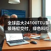 全球最大24100TEU集装箱船交付,绿色科技改写航运未来(图1) 全球最大24100TEU集装箱船交付,绿色科技改写航运未来(图1)