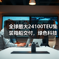 全球最大24100TEU集装箱船交付,绿色科技改写航运未来(图3) 全球最大24100TEU集装箱船交付,绿色科技改写航运未来(图3)