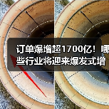 订单爆增超1700亿!哪些行业将迎来爆发式增长?(图2) 订单爆增超1700亿!哪些行业将迎来爆发式增长?(图2)