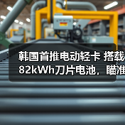 韩国首推电动轻卡 搭载82kWh刀片电池,瞄准小企业主市场(图3) 韩国首推电动轻卡 搭载82kWh刀片电池,瞄准小企业主市场(图3)