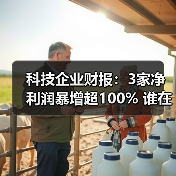 科技企业财报:3家净利润暴增超100% 谁在逆势增长?(图2) 科技企业财报:3家净利润暴增超100% 谁在逆势增长?(图2)