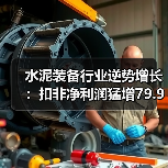 水泥装备行业逆势增长：扣非净利润猛增79.99%（图3）