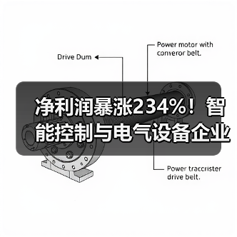 净利润暴涨234%！智能控制与电气设备企业集体业绩爆发（图2）