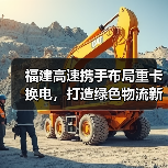 福建高速携手布局重卡换电,打造绿色物流新标杆(图1) 福建高速携手布局重卡换电,打造绿色物流新标杆(图1)