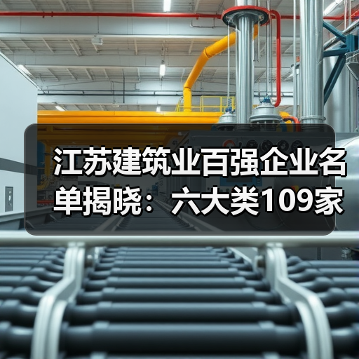 江苏建筑业百强企业名单揭晓：六大类109家企业引领绿色智能建造新趋势（图3）