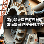 国内最大直径海底隧道单线贯通 创纪录施工技术突破(图1) 国内最大直径海底隧道单线贯通 创纪录施工技术突破(图1)
