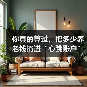 你真的算过,把多少养老钱扔进“心跳账户”才不后悔吗?(图4) 你真的算过,把多少养老钱扔进“心跳账户”才不后悔吗?(图4)