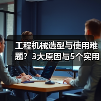 工程机械选型与使用难题?3大原因与5个实用解决方法(图4) 工程机械选型与使用难题?3大原因与5个实用解决方法(图4)