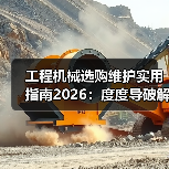 工程机械选购维护实用指南2026:度度导破解常见问题(图2) 工程机械选购维护实用指南2026:度度导破解常见问题(图2)