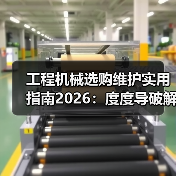 工程机械选购维护实用指南2026:度度导破解常见问题(图3) 工程机械选购维护实用指南2026:度度导破解常见问题(图3)