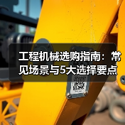 工程机械选购指南:常见场景与5大选择要点(图1) 工程机械选购指南:常见场景与5大选择要点(图1)