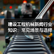 建设工程机械新闻行业知识:常见场景与选择要点(图4) 建设工程机械新闻行业知识:常见场景与选择要点(图4)