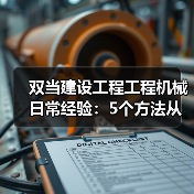 双当建设工程工程机械日常经验:5个方法从需求判断到维护(图2) 双当建设工程工程机械日常经验:5个方法从需求判断到维护(图2)