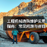 工程机械选购维护实用指南:常见问题与省钱方法2026(图4) 工程机械选购维护实用指南:常见问题与省钱方法2026(图4)