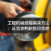 工程机械故障解决方法:从需求判断到日常维护完整指南(图4) 工程机械故障解决方法:从需求判断到日常维护完整指南(图4)