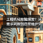 工程机械故障频发?从需求判断到日常维护5大核心方法(图1) 工程机械故障频发?从需求判断到日常维护5大核心方法(图1)