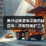 贵州成峰流体设备机械咨询：选型到维护三大实用方法（图1）