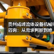 贵州成峰流体设备机械咨询:从需求判断到维护的实用经验(图1) 贵州成峰流体设备机械咨询:从需求判断到维护的实用经验(图1)
